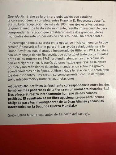 producto_639279593596235847_1 Querido Mr. Stalin - Simon Sebag Montefiore