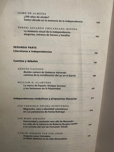 Independencia, Independencias Y Espacios Culturales