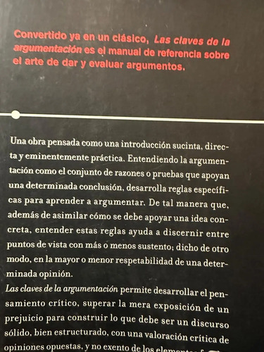 producto_639279596212294127_1 Las Claves De La Argumentación - Anthony Weston