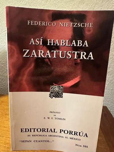 Así Se Hablaba Zaratustra - Federico Nietzsche