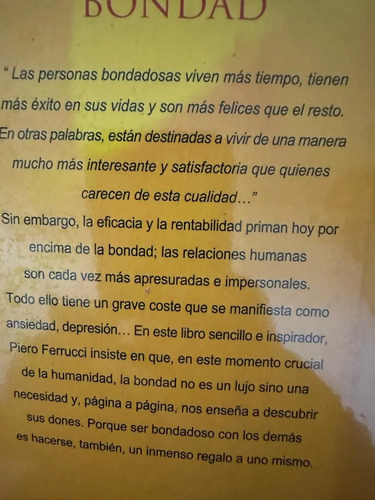 El Poder De La Bondad - Piero Ferrucci