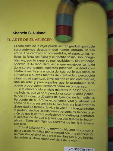 El Arte De Envejecer - Sherwin B. Nuland