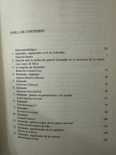 Escritos Sobre Santander - Horacio Rodriguez Plata