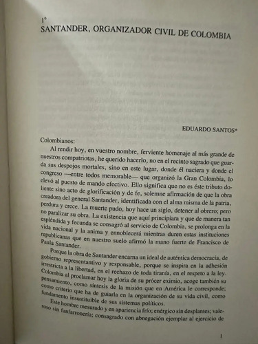 Escritos Sobre Santander - Horacio Rodriguez Plata