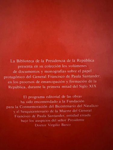 Santander Y Los Emprestitos De La Gran Colombia 1822 - 1828
