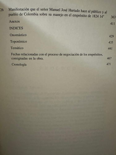 Santander Y Los Emprestitos De La Gran Colombia 1822 - 1828