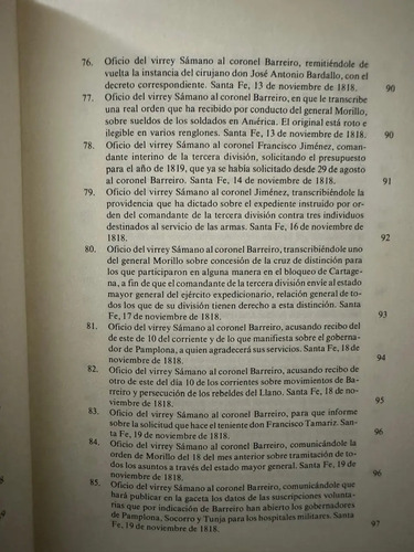 Los Ejércitos Del Rey 1818 - 1819