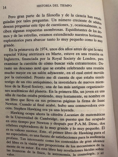Historia Del Tiempo - Stephen W. Hawking