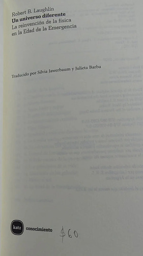 Un Universo Diferente - Robert B. Laughlin