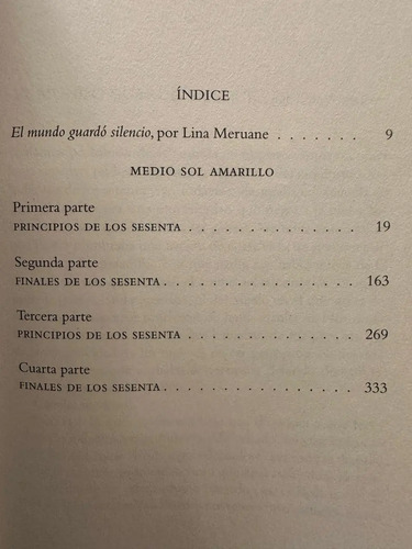 Medio Sol Amarillo - Chimamanda Ngozi Adichie