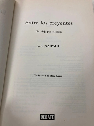 Entre Los Creyentes - V.s. Naipaul