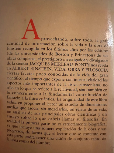 Albert Einstein -jaques Marleau-ponty