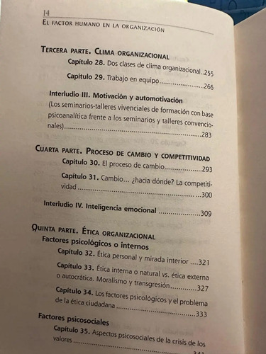 El Factor Humano En La Organización - Félix Cantoni Ibarra