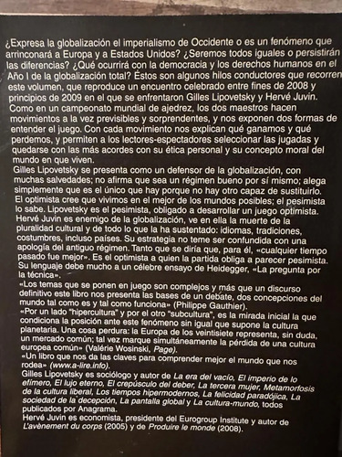 El Occidente Globalizado - Gilles Lipovetsky