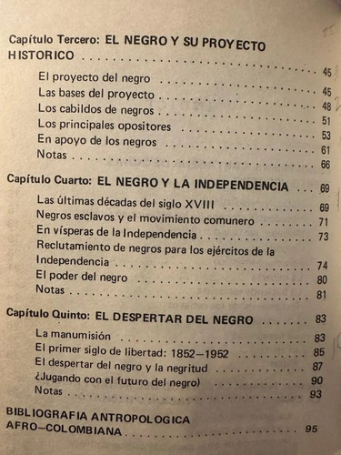 Historia Del Negro En Colombia - Idelfonso Gutiérrez Azopard