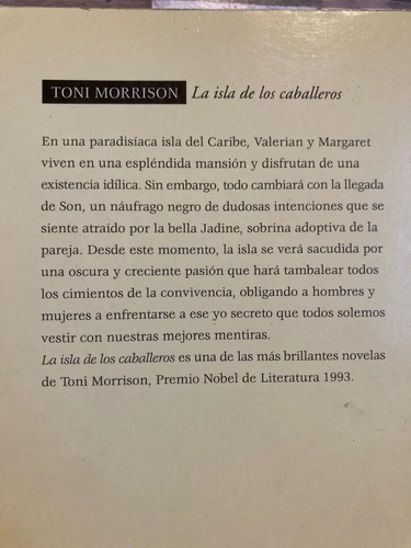 producto_639279605173016983_1 La Isla De Los Caballeros - Toni Morrison