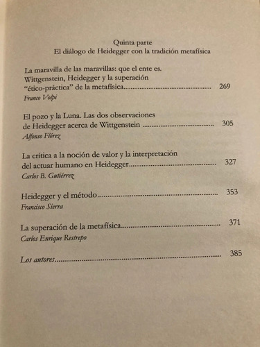 Heidegger: El Testimonio Del Pensar - Luis Fernando Cardona