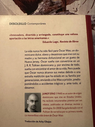 La Maravillosa Vida Breve De Óscar Wao - Junot Díaz