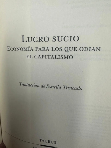 Lucro Sucio - Joseph Heath