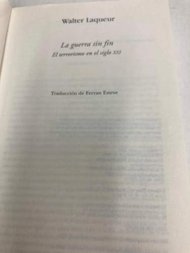 La Guerra Sin Fin - Walter Laqueur