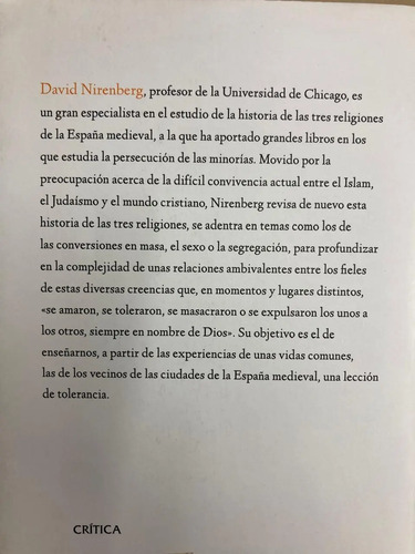 Religiones Vecinas - David Nirenberg