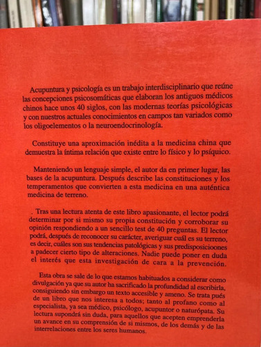 Acupuntura Y Psicología  - Dr. Yves Requena