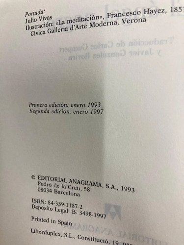 El Ángel Negro - Antonio Tabucchi