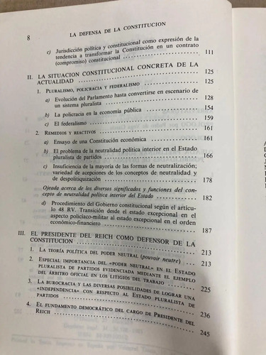 La Defensa De La Constitución - Carl Schmitt