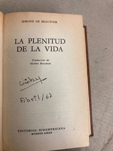 producto_639279615869766723_1 La Plenitud De La Vida - Simone De Beauvoir