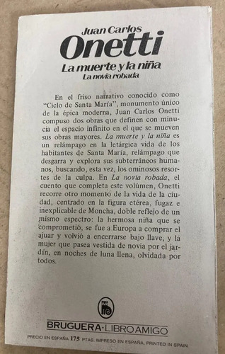 producto_639279616057400971_1 La Muerte Y La Niña - Juan Carlos Onetti