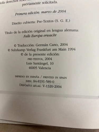 Si Europa Despierta - Peter Sloterdijk
