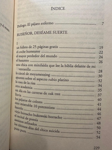 Ruiseñor, Deséame Suerte - Charles Bukowski