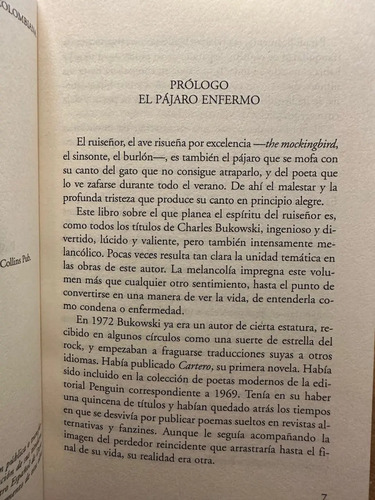 Ruiseñor, Deséame Suerte - Charles Bukowski