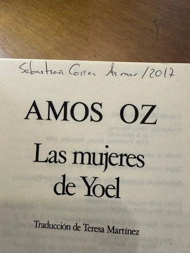Las Mujeres De Yoel - Amos Oz