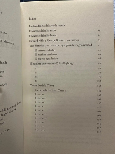 La Decadencia Del Arte De Mentir - Mark Twain