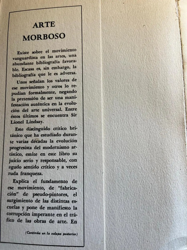 Arte Morboso - Sir Lionel Lindsay