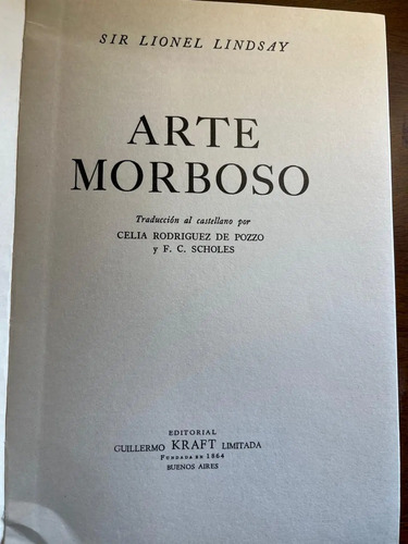 Arte Morboso - Sir Lionel Lindsay