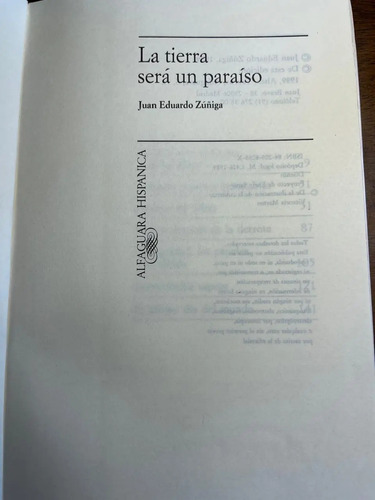 La Tierra Será Un Paraíso - Juan Eduardo Zúñiga