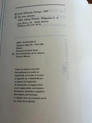 La Tierra Será Un Paraíso - Juan Eduardo Zúñiga