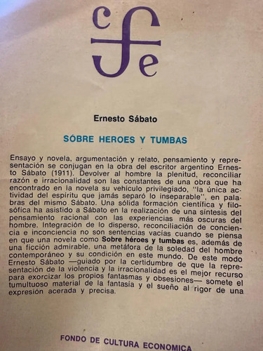 Sobre Héroes Y Tumbas - Ernesto Sábato