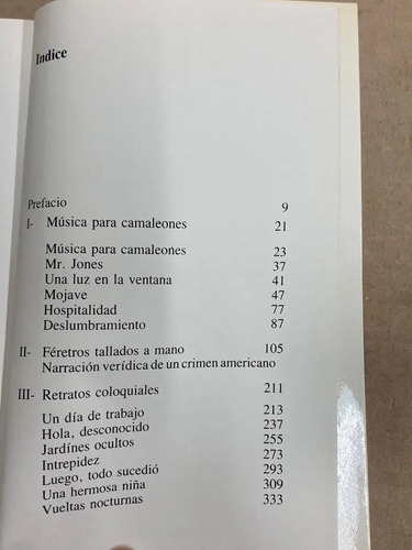 Música Para Camaleones - Truman Capote
