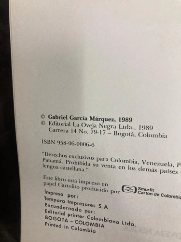 producto_639279624623776595_2 El General En Su Laberinto - Gabriel García Márquez