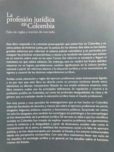 La Profesión Jurídica En Colombia - Mauricio García Villegas