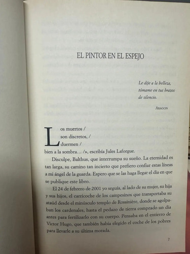 Balthus: Memorias / Edición De Alain Vircondelet