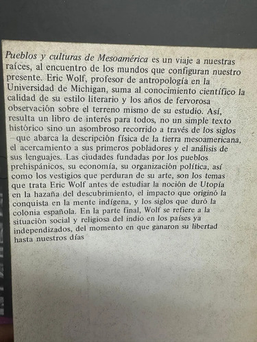producto_639279628046625847_1 Pueblos Y Culturas De Meso America - Eric Wolf
