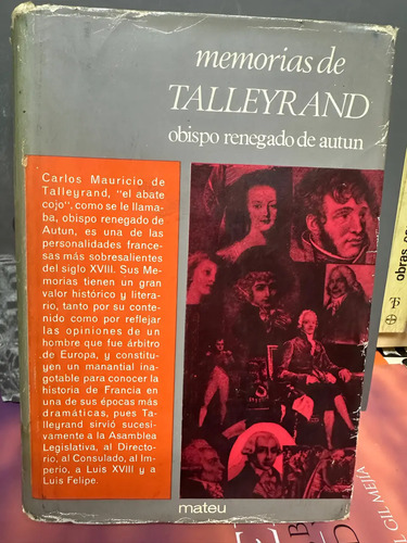 producto_639279628494730048_0 Memorias De Talleyrand Obispo Renegado De Autun