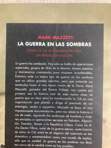 producto_639279629815310480_1 La Guerra En Las Sombras - Mark Mazzetti