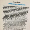 Impresiones Personales - Isaiah Berlin