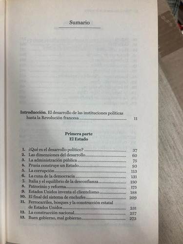 Orden Y Decadencia De La Política - Francis Fukuyama