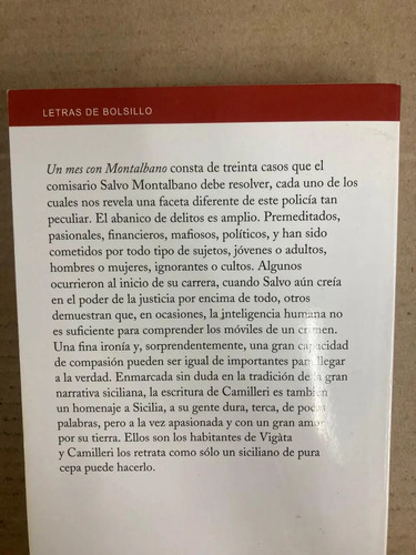 Un Mes Con Montalbano - Andrea Camilleri